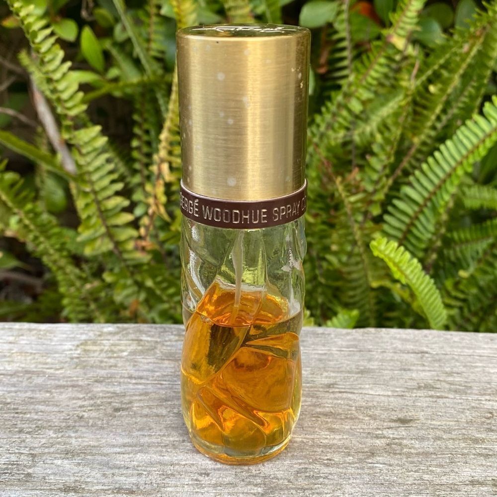 Vintage Faberge WOODHUE Spray Cologne Women Spray 2 fl. oz. RARE Half Full